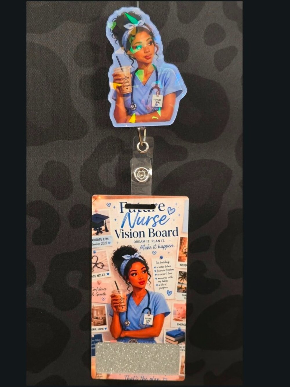 Nursing Student Acrylic Novelty Badge Reel & Buddy Set